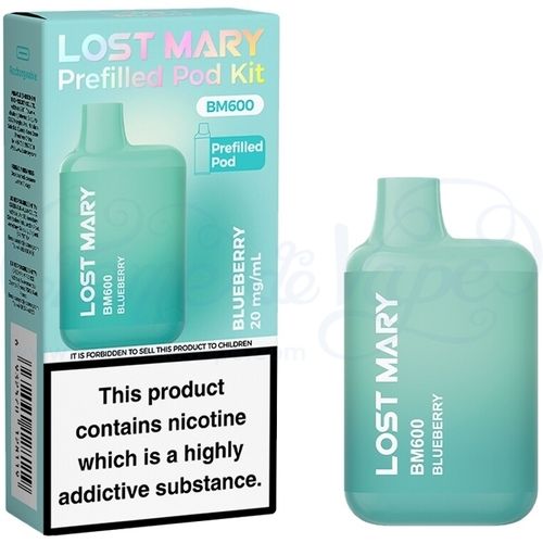 Blueberry Lost Mary BM600 Pre-filled Pod Kit