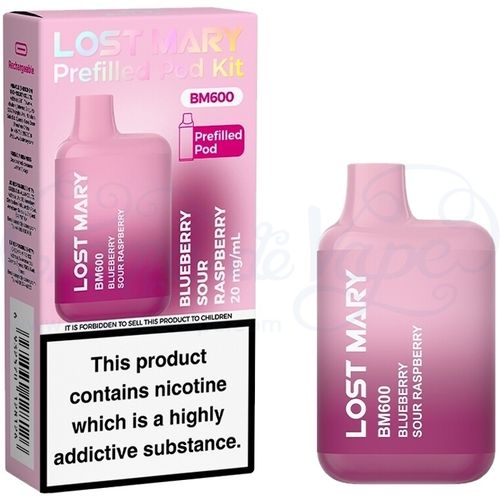 Blueberry Sour Raspberry Lost Mary BM600 Pre-filled Pod Kit