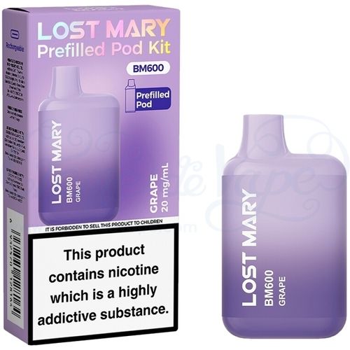 Grape Lost Mary BM600 Pre-filled Pod Kit
