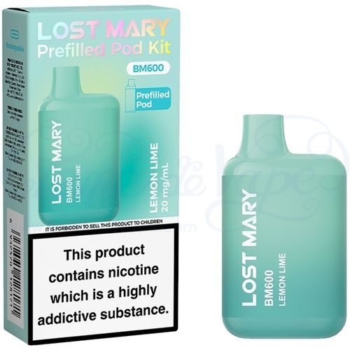 Lemon Lime Lost Mary BM600 Pre-filled Pod Kit