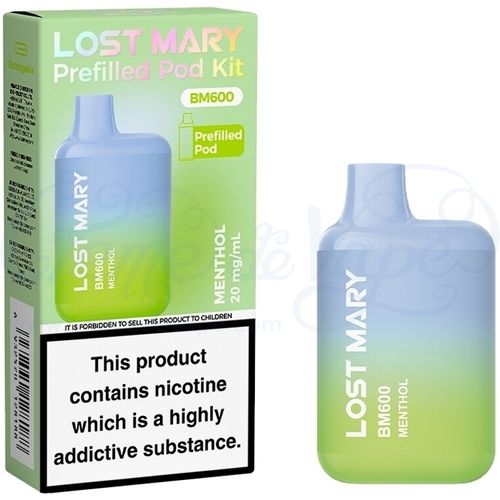 Menthol Lost Mary BM600 Pre-filled Pod Kit