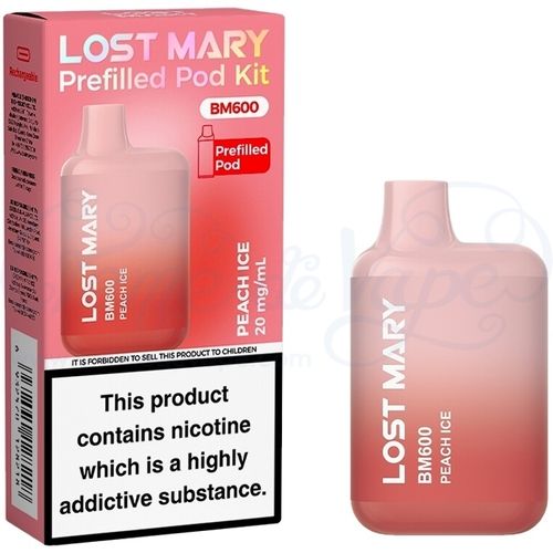Peach Ice Lost Mary BM600 Pre-filled Pod Kit