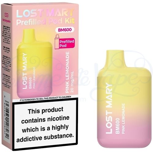 Pink Lemonade Lost Mary BM600 Pre-filled Pod Kit