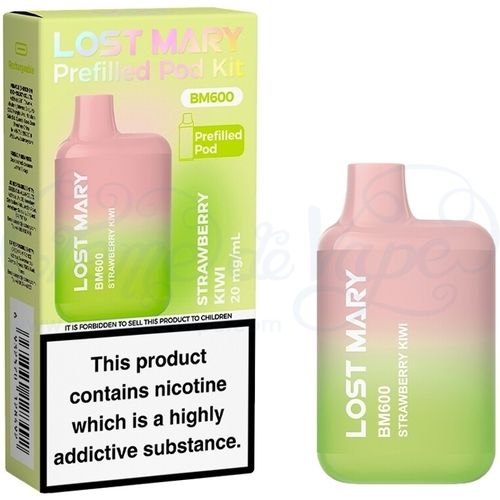 Strawberry Kiwi Lost Mary BM600 Pre-filled Pod Kit