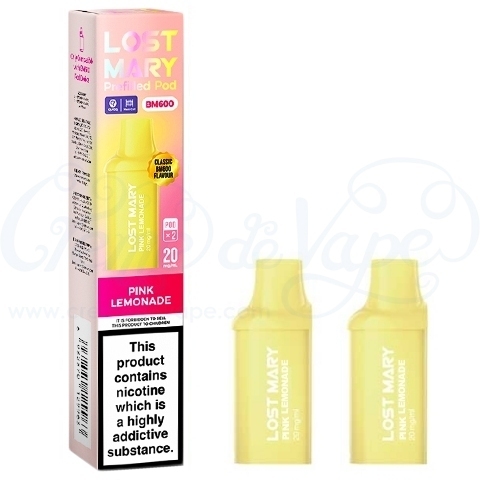 Pink Lemonade Lost Mary BM600 Pre-filled Pods - 2pk