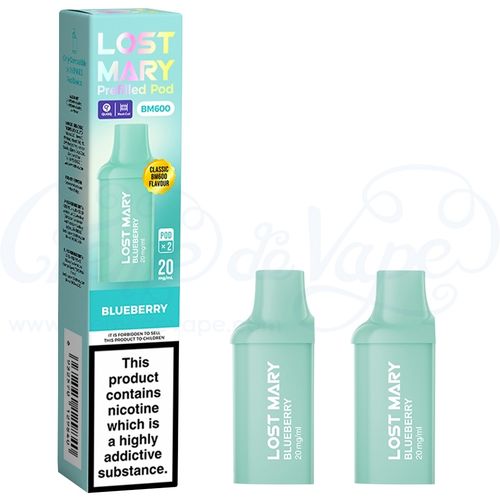 Blueberry Lost Mary BM600 Pre-filled Pods - 2pk
