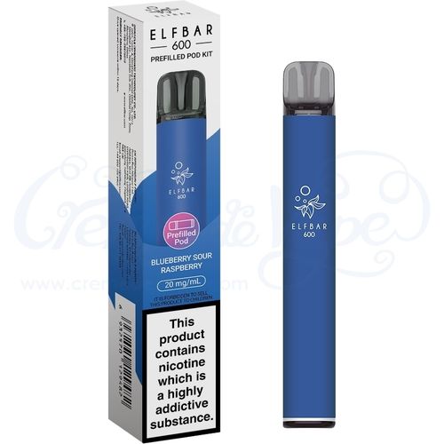 Blueberry Sour Raspberry Elf Bar 600 Pre-filled Pod Kit