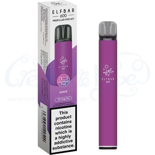 Grape Elf Bar 600 Pre-filled Pod Kit