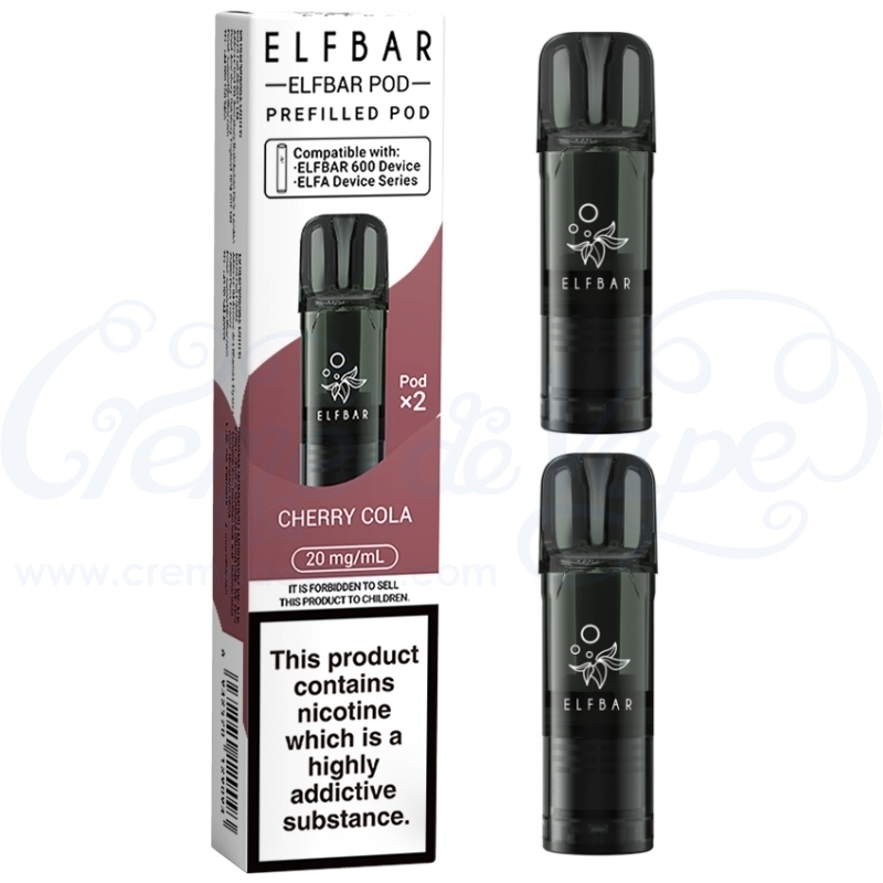Elf Bar 600 pre-filled vape pods / cartridges