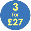 3 for £27