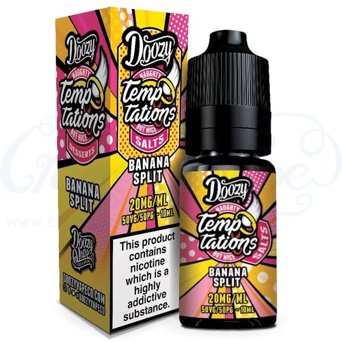 Banana Split Nic Salts e-liquid by Doozy Temptations