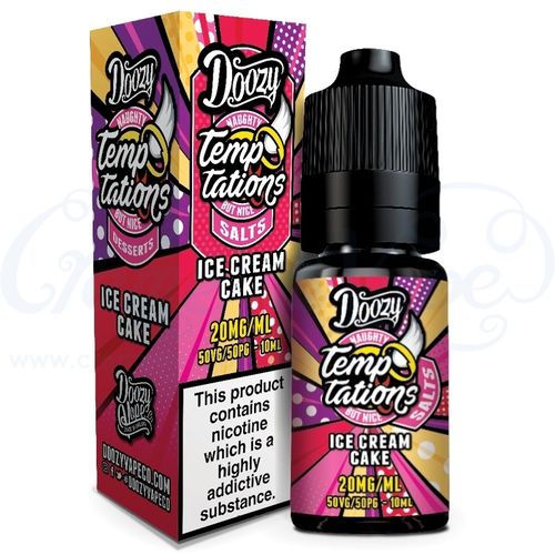 Ice Cream Cake Nic Salts e-liquid by Doozy Temptations