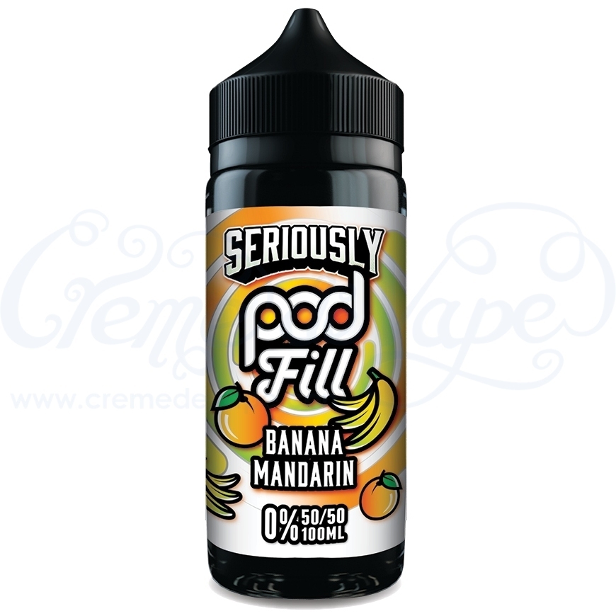 Banana Mandarin Seriously POD FILL by Doozy - 100ml Shortfill