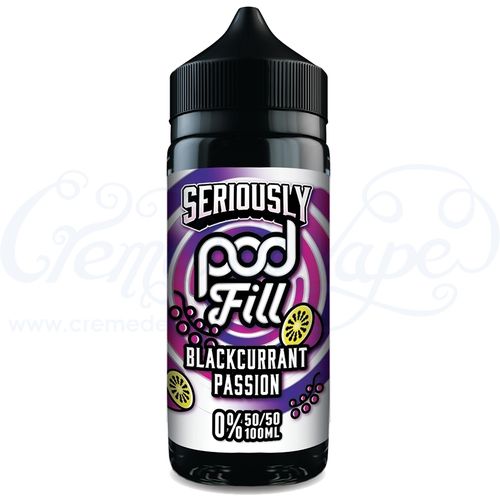 Blackcurrant Passion Seriously POD FILL by Doozy - 100ml Shortfill