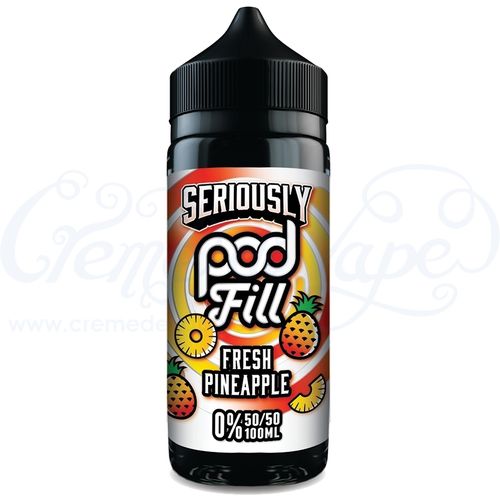 Fresh Pineapple Seriously POD FILL by Doozy - 100ml Shortfill