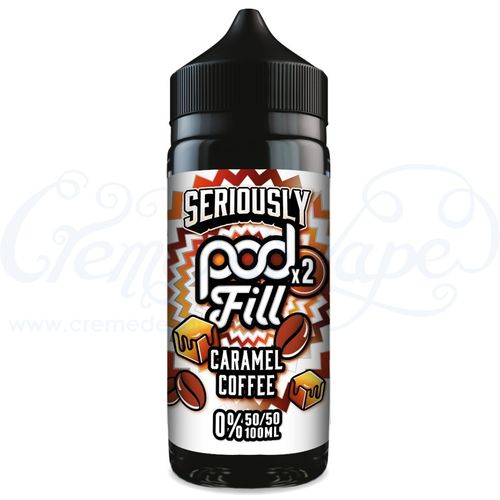 Caramel Coffee Seriously POD FILL 2 by Doozy - 100ml Shortfill