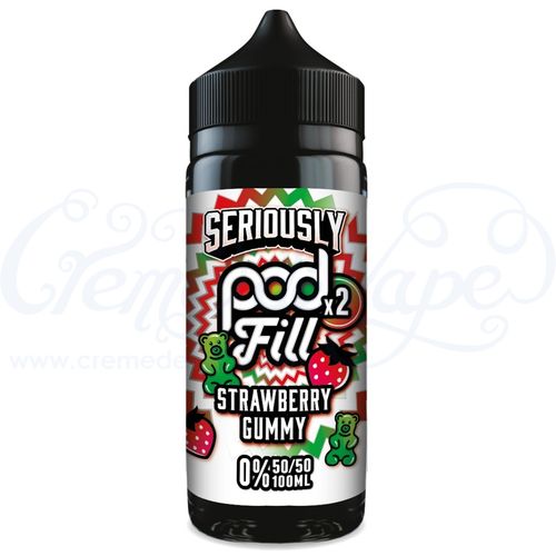Strawberry Gummy Seriously POD FILL 2 by Doozy - 100ml Shortfill