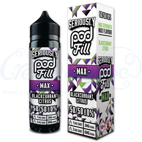 Blackcurrant Citrus Seriously POD FILL MAX by Doozy - 40ml Shortfill
