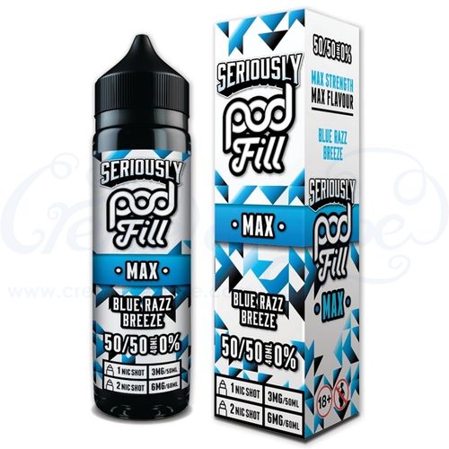 Blue Razz Breeze Seriously POD FILL MAX by Doozy - 40ml Shortfill
