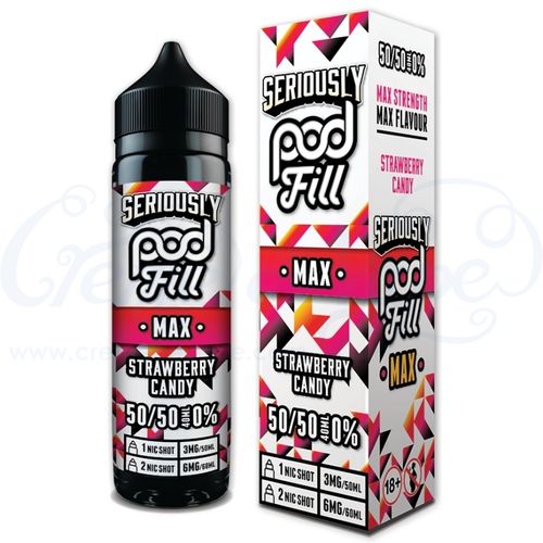Strawberry Candy Seriously POD FILL MAX by Doozy - 40ml Shortfill