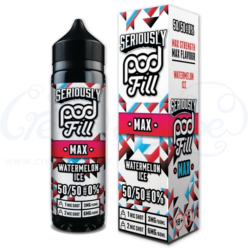 Watermelon Ice Seriously POD FILL MAX by Doozy - 40ml Shortfill