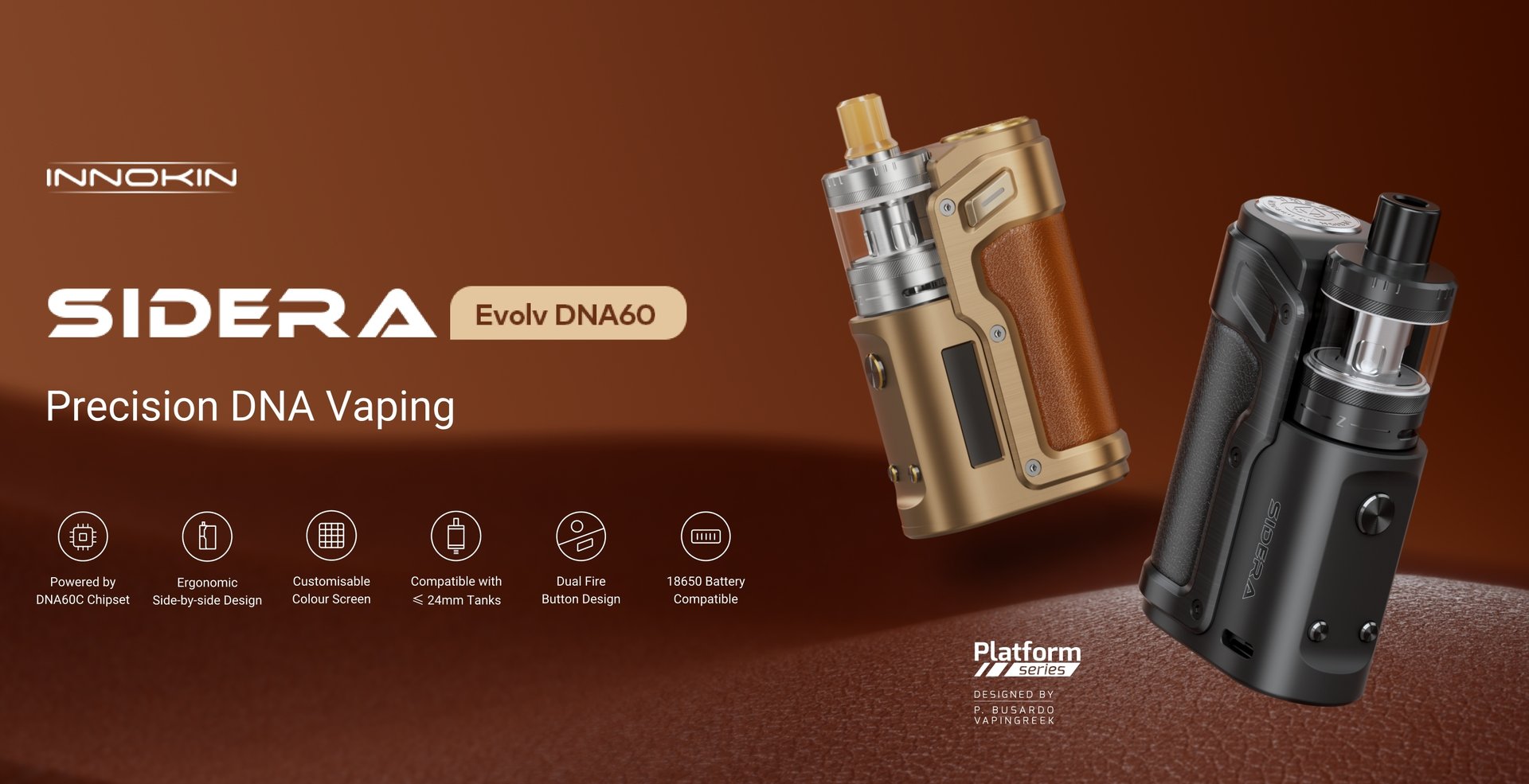 innokin zenith m Innokin Zenith M Tank – MTL/RDL Vape Tank main image 0