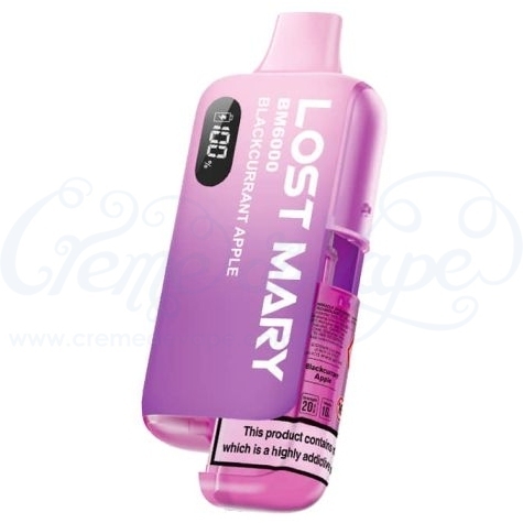 Blackcurrant Apple Lost Mary BM6000 Big Puff Kit