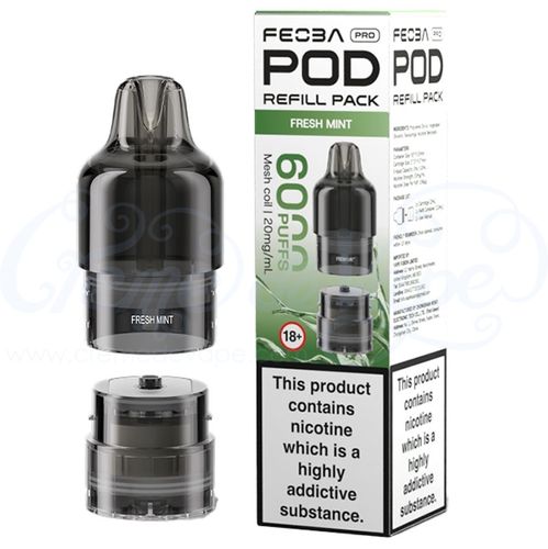 Fresh Mint Feoba Pro 6000 Refill Pack