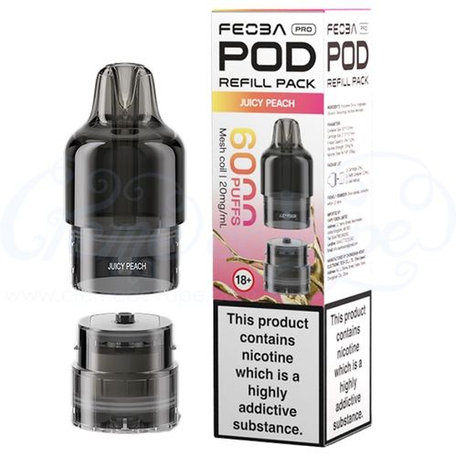 Juicy Peach Feoba Pro 6000 Refill Pack