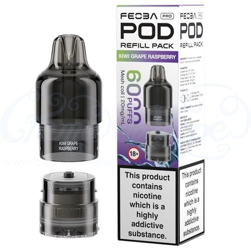 Kiwi Grape Raspberry Feoba Pro 6000 Refill Pack