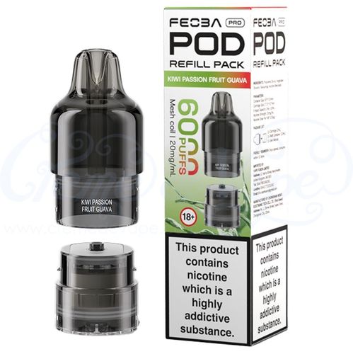 Kiwi Passion Fruit Guava Feoba Pro 6000 Refill Pack