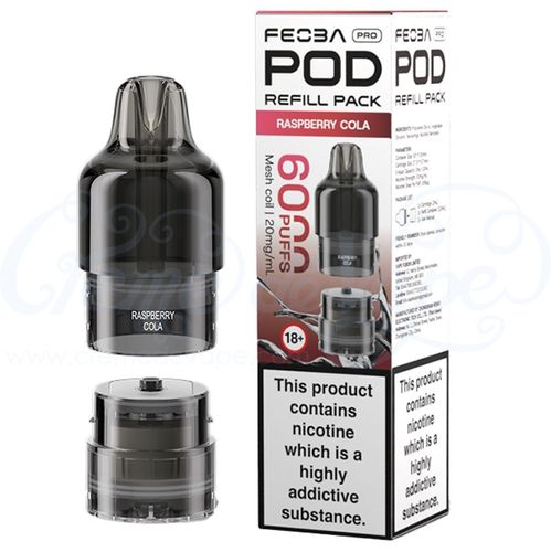 Raspberry Cola Feoba Pro 6000 Refill Pack