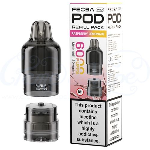 Raspberry Lemonade Feoba Pro 6000 Refill Pack