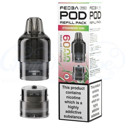 Strawberry Kiwi Feoba Pro 6000 Refill Pack