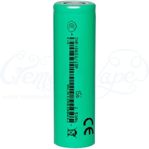 EVE 25P 18650 2500mAh battery