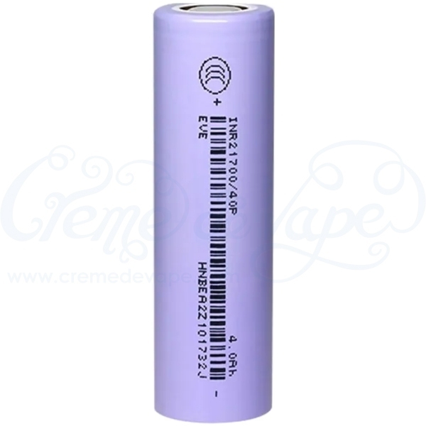 EVE 40P 21700 4000mAh battery