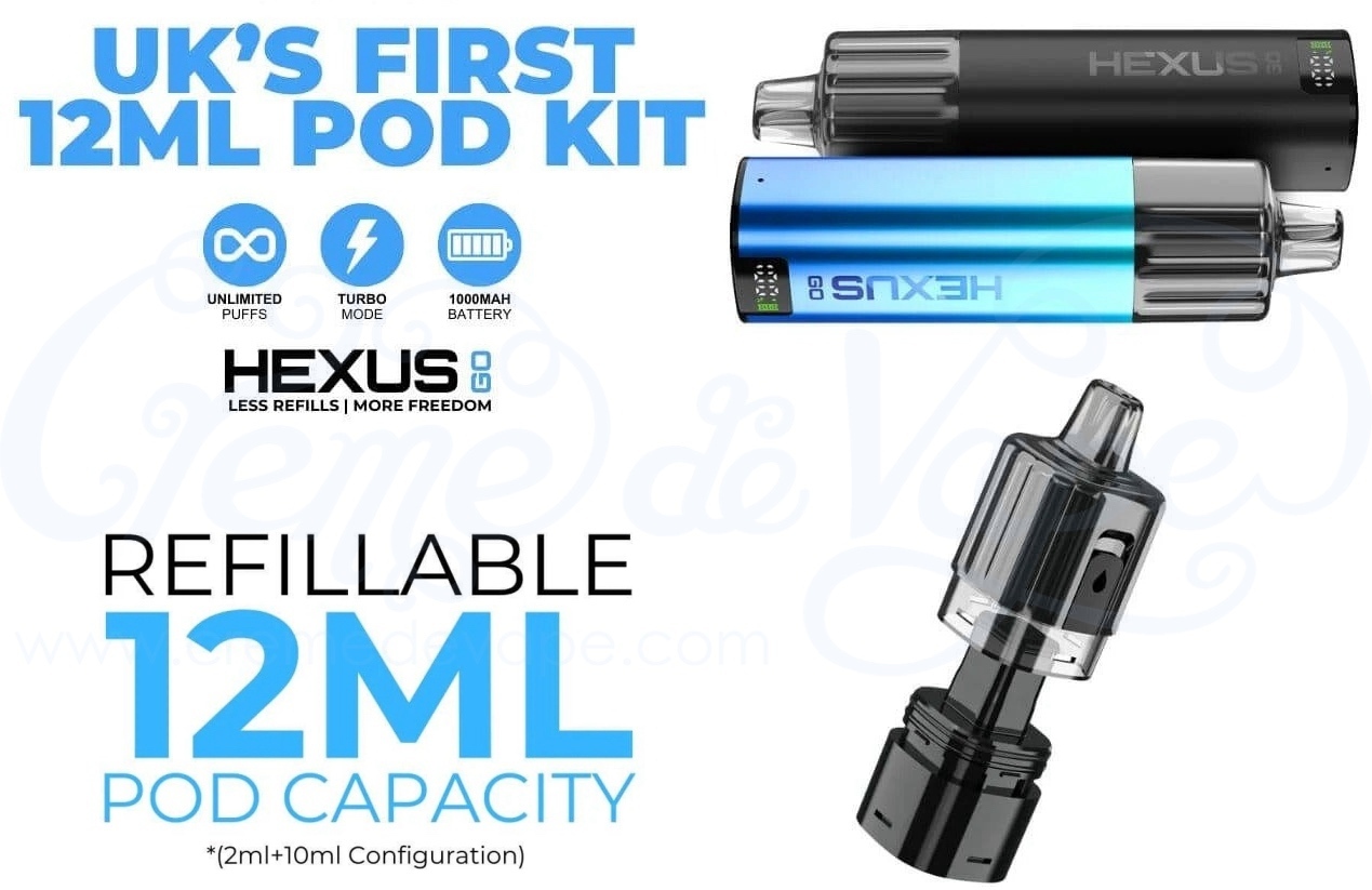 hexus go vape kit review HEXUS GO 12ml Pod Vape Kit
