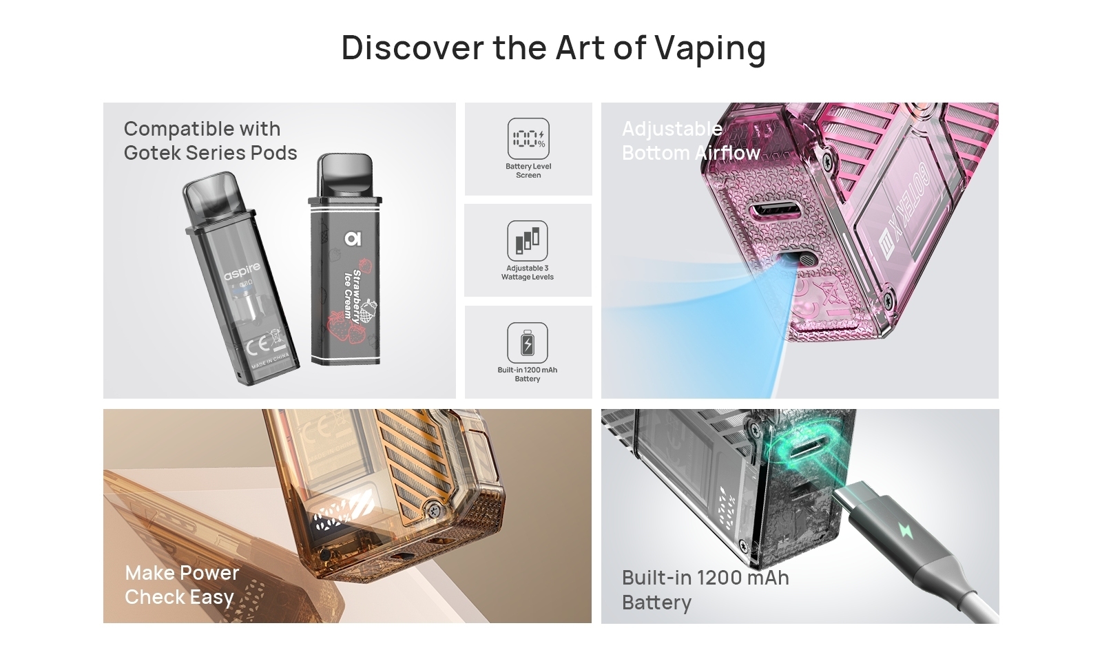 Aspire Gotek X III Pod Vape Kit