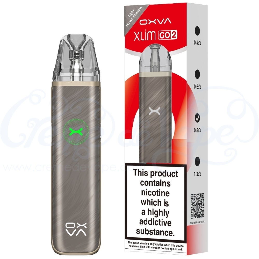 oxva xlim go light brown Vaporesso Xros 3 Mini Pod Kit - Phantom Green main image 0