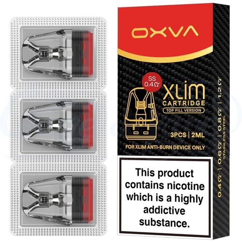 OXVA XLIM SS Top-fill Pods - 3pk