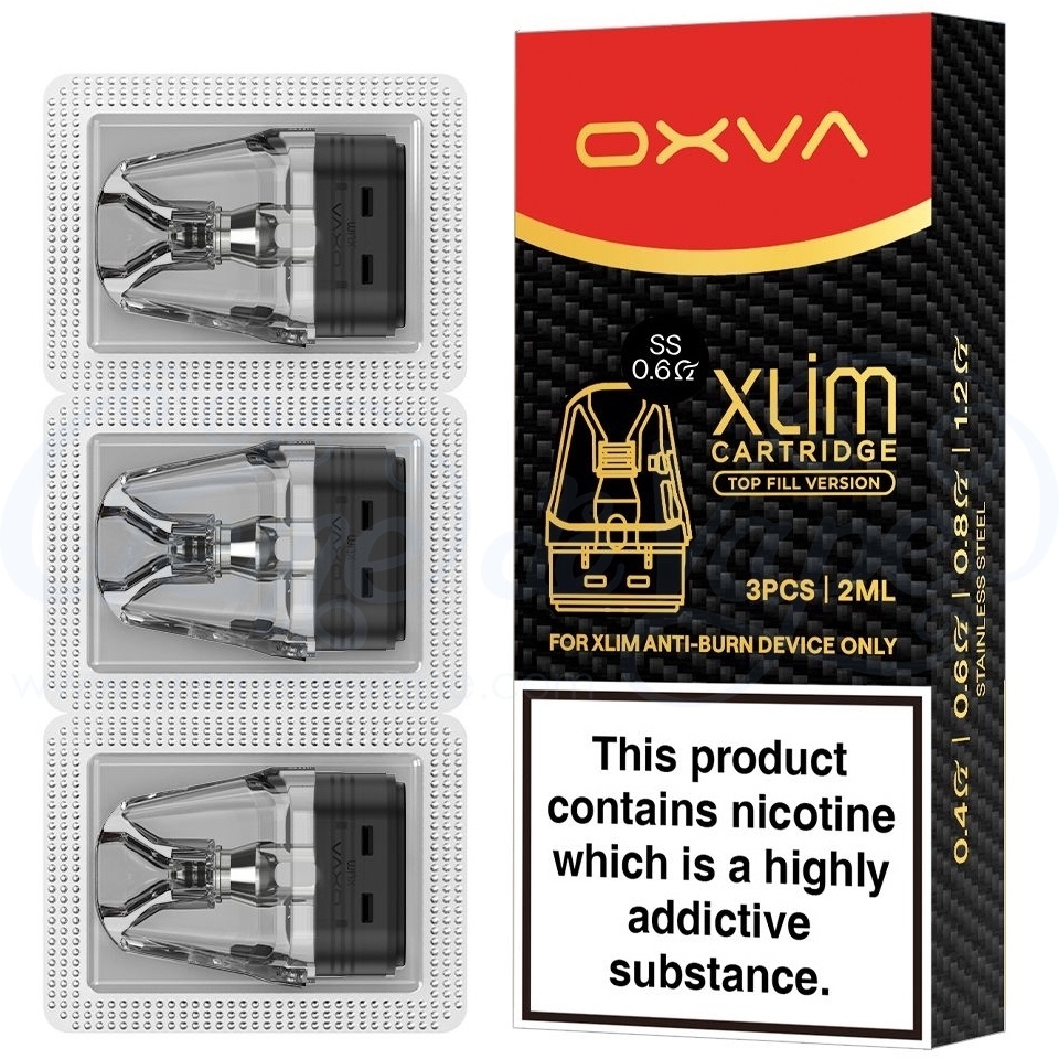 cartouches xlim top fill ss - oxva OXVA XLIM SS Top-fill Pods - 3pk
