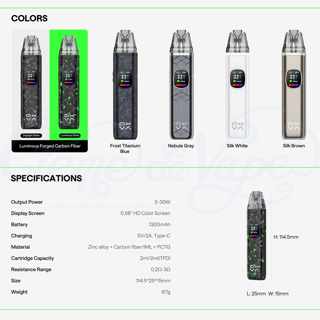 oxva xlim pro 2 dna themes Oxva Xlim Pro 2 DNA Review main image 1