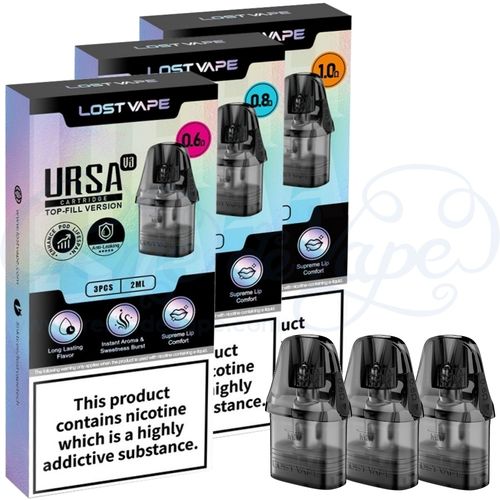 Lost Vape URSA V3 Top fill pods - 3pk