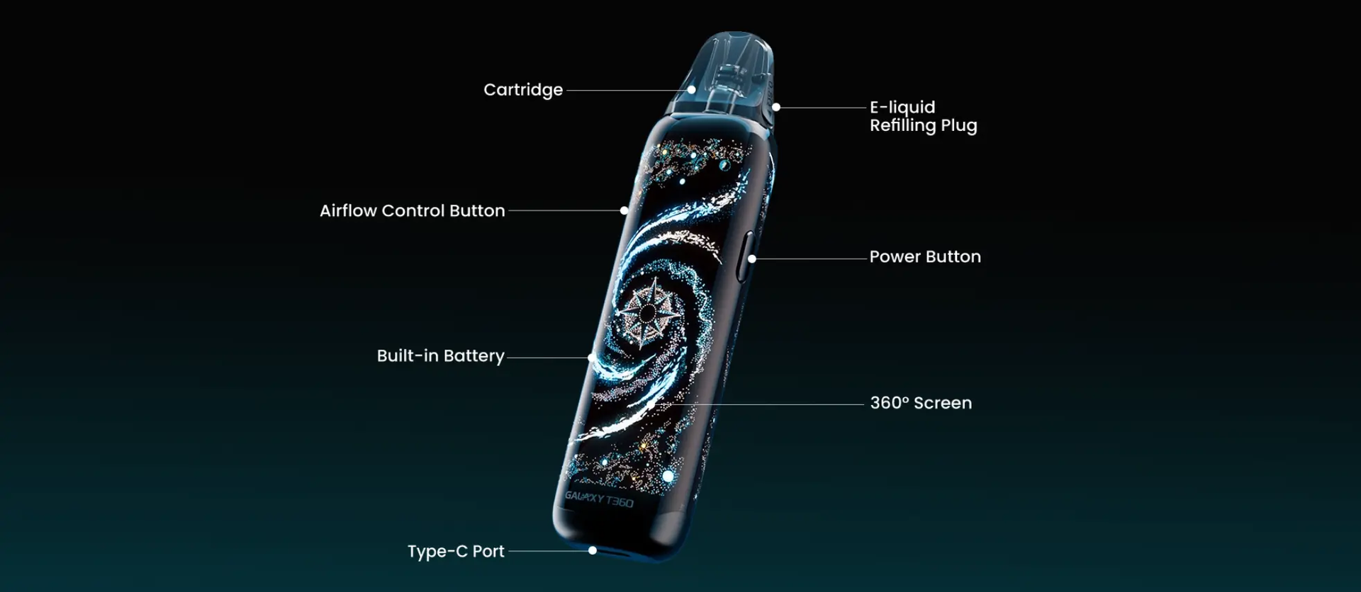 Lost Vape Galaxy T360 pod vape kit
