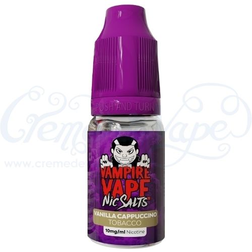 Vanilla Cappuccino Tobacco Nic Salt e-liquid by Vampire Vape
