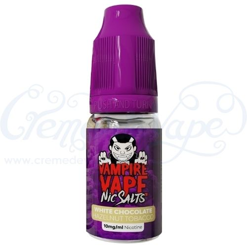 White Chocolate Hazelnut Tobacco Nic Salt e-liquid by Vampire Vape