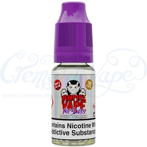 Sweet Tobacco Nic Salt e-liquid by Vampire Vape