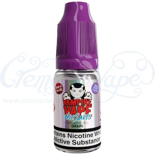 Heisenberg Grape Nic Salt e-liquid by Vampire Vape