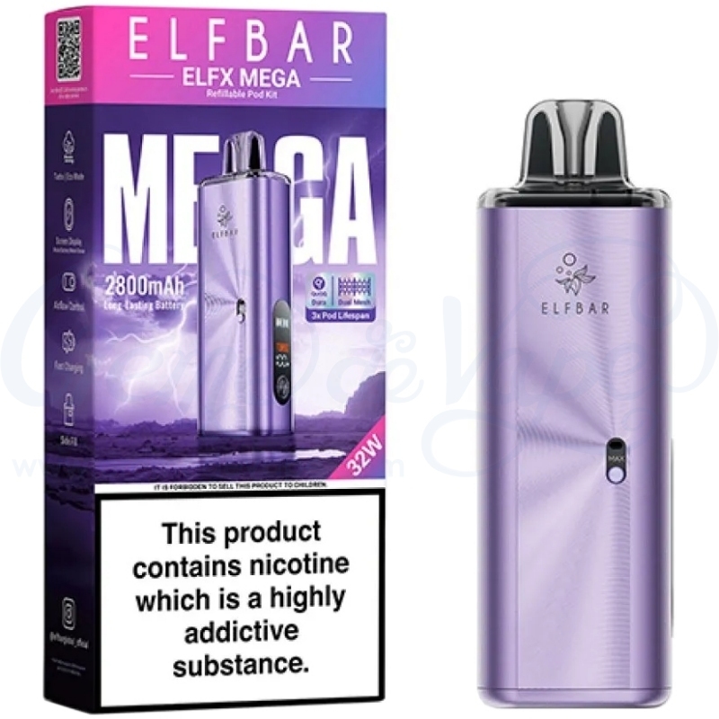 elf bar vape uk Elf Bar ELFX Refillable Pod Vape Kit main image 0