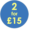 2 for £15